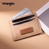 image:imageMontana West X Wrangler Credit Card Holder for Women Cow Print Rfid Blocking Slim Thin Credit Card Wallet Small Credit Card Organizer for Ladies FemaleVintageTan