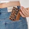 image:imageMontana West X Wrangler Credit Card Holder for Women Cow Print Rfid Blocking Slim Thin Credit Card Wallet Small Credit Card Organizer for Ladies FemaleGracefulLeopard Brown