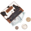 image:imageMontana West X Wrangler Credit Card Holder for Women Cow Print Rfid Blocking Slim Thin Credit Card Wallet Small Credit Card Organizer for Ladies FemaleCOW Brown
