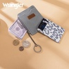 image:imageMontana West X Wrangler Credit Card Holder for Women Cow Print Rfid Blocking Slim Thin Credit Card Wallet Small Credit Card Organizer for Ladies FemaleLeopardJean