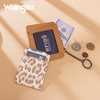 image:imageMontana West X Wrangler Credit Card Holder for Women Cow Print Rfid Blocking Slim Thin Credit Card Wallet Small Credit Card Organizer for Ladies FemaleLeopardTan