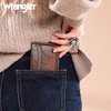 image:imageMontana West X Wrangler Credit Card Holder for Women Cow Print Rfid Blocking Slim Thin Credit Card Wallet Small Credit Card Organizer for Ladies FemaleGracefulCoffee