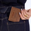 image:imageMontana West X Wrangler Credit Card Holder for Women Cow Print Rfid Blocking Slim Thin Credit Card Wallet Small Credit Card Organizer for Ladies FemaleVintageBrown