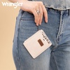 image:imageMontana West X Wrangler Credit Card Holder for Women Cow Print Rfid Blocking Slim Thin Credit Card Wallet Small Credit Card Organizer for Ladies FemaleLeopardBeige