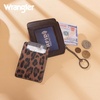 image:imageMontana West X Wrangler Credit Card Holder for Women Cow Print Rfid Blocking Slim Thin Credit Card Wallet Small Credit Card Organizer for Ladies FemaleLeopardCoffee