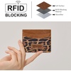 image:imageMontana West X Wrangler Credit Card Holder for Women Cow Print Rfid Blocking Slim Thin Credit Card Wallet Small Credit Card Organizer for Ladies FemaleGracefulLeopard Brown