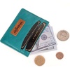 image:imageMontana West X Wrangler Credit Card Holder for Women Cow Print Rfid Blocking Slim Thin Credit Card Wallet Small Credit Card Organizer for Ladies FemaleGracefulTurquoise