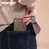 image:imageMontana West X Wrangler Credit Card Holder for Women Cow Print Rfid Blocking Slim Thin Credit Card Wallet Small Credit Card Organizer for Ladies FemaleGracefulGreen