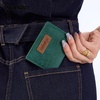 image:imageMontana West X Wrangler Credit Card Holder for Women Cow Print Rfid Blocking Slim Thin Credit Card Wallet Small Credit Card Organizer for Ladies FemaleVintageTurquoise
