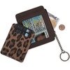 image:imageMontana West X Wrangler Credit Card Holder for Women Cow Print Rfid Blocking Slim Thin Credit Card Wallet Small Credit Card Organizer for Ladies FemaleLeopardCoffee