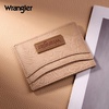 image:imageMontana West X Wrangler Credit Card Holder for Women Cow Print Rfid Blocking Slim Thin Credit Card Wallet Small Credit Card Organizer for Ladies FemaleVintageTan