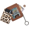 image:imageMontana West X Wrangler Credit Card Holder for Women Cow Print Rfid Blocking Slim Thin Credit Card Wallet Small Credit Card Organizer for Ladies FemaleLeopardLeopard
