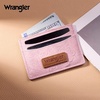 image:imageMontana West X Wrangler Credit Card Holder for Women Cow Print Rfid Blocking Slim Thin Credit Card Wallet Small Credit Card Organizer for Ladies FemaleVintagePink