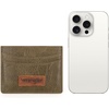 image:imageMontana West X Wrangler Credit Card Holder for Women Cow Print Rfid Blocking Slim Thin Credit Card Wallet Small Credit Card Organizer for Ladies FemaleGracefulGreen