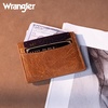image:imageMontana West X Wrangler Credit Card Holder for Women Cow Print Rfid Blocking Slim Thin Credit Card Wallet Small Credit Card Organizer for Ladies FemaleGracefulBrown