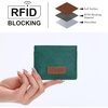 image:imageMontana West X Wrangler Credit Card Holder for Women Cow Print Rfid Blocking Slim Thin Credit Card Wallet Small Credit Card Organizer for Ladies FemaleVintageTurquoise