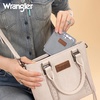 image:imageMontana West X Wrangler Credit Card Holder for Women Cow Print Rfid Blocking Slim Thin Credit Card Wallet Small Credit Card Organizer for Ladies FemaleLeopardJean