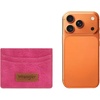 image:imageMontana West X Wrangler Credit Card Holder for Women Cow Print Rfid Blocking Slim Thin Credit Card Wallet Small Credit Card Organizer for Ladies FemaleVintageHot Pink