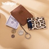 image:imageMontana West X Wrangler Credit Card Holder for Women Cow Print Rfid Blocking Slim Thin Credit Card Wallet Small Credit Card Organizer for Ladies FemaleLeopardLeopard