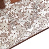 image:imageWrangler Lace Tote Bag for Women Medium Crossbody Top Handle Handbags Ladies Satchel Elegant Purse Charms for Wedding GiftBrown