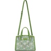 image:imageWrangler Lace Tote Bag for Women Medium Crossbody Top Handle Handbags Ladies Satchel Elegant Purse Charms for Wedding GiftGreen