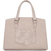 image:imageWrangler Lace Tote Bag for Women Medium Crossbody Top Handle Handbags Ladies Satchel Elegant Purse Charms for Wedding GiftKhaki