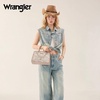 image:imageWrangler Lace Tote Bag for Women Medium Crossbody Top Handle Handbags Ladies Satchel Elegant Purse Charms for Wedding GiftKhaki