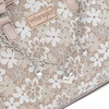 image:imageWrangler Lace Tote Bag for Women Medium Crossbody Top Handle Handbags Ladies Satchel Elegant Purse Charms for Wedding GiftKhaki