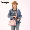 image:imageWrangler Lace Tote Bag for Women Medium Crossbody Top Handle Handbags Ladies Satchel Elegant Purse Charms for Wedding GiftPink