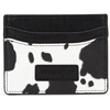 image:imageMontana West X Wrangler Credit Card Holder for Women Cow Print Rfid Blocking Slim Thin Credit Card Wallet Small Credit Card Organizer for Ladies FemaleCOW Black