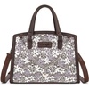 image:imageWrangler Lace Tote Bag for Women Medium Crossbody Top Handle Handbags Ladies Satchel Elegant Purse Charms for Wedding GiftCoffee