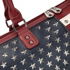 image:imageMontana West American Flag Studded Weekender Bags Patriotic Duffle Bag Large Carry on for Men amp Women BlackFlagRed