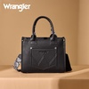image:imageMontana West Wrangler Desert Paisley Tote Bag for Women Floral Embroidered Top Handle Handbags with BandanaBlack