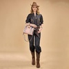 image:imageMontana West Wrangler Desert Paisley Tote Bag for Women Floral Embroidered Top Handle Handbags with BandanaPink