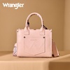 image:imageMontana West Wrangler Desert Paisley Tote Bag for Women Floral Embroidered Top Handle Handbags with BandanaPink