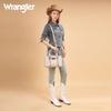image:imageWrangler Tote Bag for Women Crossbody Purse Fringe Western Purse Vintage Top Handle HandbagsBeige