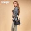 image:imageWrangler Tote Bag for Women Crossbody Purse Fringe Western Purse Vintage Top Handle HandbagsRetro Black
