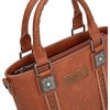 image:imageWrangler Tote Bag for Women Crossbody Purse Fringe Western Purse Vintage Top Handle HandbagsRetro Brown