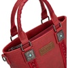 image:imageWrangler Tote Bag for Women Crossbody Purse Fringe Western Purse Vintage Top Handle HandbagsRetro Red