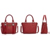 image:imageWrangler Tote Bag for Women Crossbody Purse Fringe Western Purse Vintage Top Handle HandbagsRetro Red