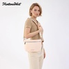 image:imageMontana West Crossbody Bag for Women with Dual Zipper Pockets Bum Bag Fanny Packs Sling Chest Purse with Wide Adjustable StrapBeige