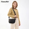 image:imageMontana West Crossbody Bag for Women with Dual Zipper Pockets Bum Bag Fanny Packs Sling Chest Purse with Wide Adjustable StrapBlack