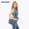 image:imageMontana West Crossbody Bag for Women with Dual Zipper Pockets Bum Bag Fanny Packs Sling Chest Purse with Wide Adjustable StrapBlue