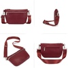 image:imageMontana West Crossbody Bag for Women with Dual Zipper Pockets Bum Bag Fanny Packs Sling Chest Purse with Wide Adjustable StrapBurgundy