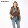 image:imageMontana West Crossbody Bag for Women with Dual Zipper Pockets Bum Bag Fanny Packs Sling Chest Purse with Wide Adjustable StrapChocolate
