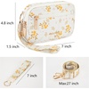 image:imageMontana West Mini Crossbody Bag for Women RFID Nylon Phone Wristlet Wallet Purse with 3 Zipper Pockets and Card SlotsBeige