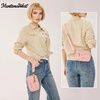 image:imageMontana West Mini Crossbody Bag for Women RFID Nylon Phone Wristlet Wallet Purse with 3 Zipper Pockets and Card SlotsPink