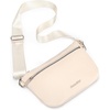 image:imageMontana West Crossbody Bag for Women with Dual Zipper Pockets Bum Bag Fanny Packs Sling Chest Purse with Wide Adjustable StrapBeige