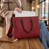 image:imageMontana West Laptop Tote Bag for Women 156 Inch Computer Bags Business Office Work Briefcase With Adjustable Shoulder StrapRed