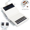 image:imageMontana West X Wrangler Small Wallets for Women Ladies Girls RFID Minimalist Card Holder Billfold Thin Cash Wallet with Zipper Coin PocketAzure Garden Breeze